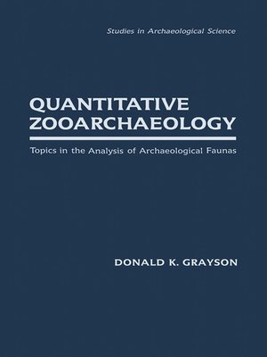 cover image of Quantitative Zooarchaeology